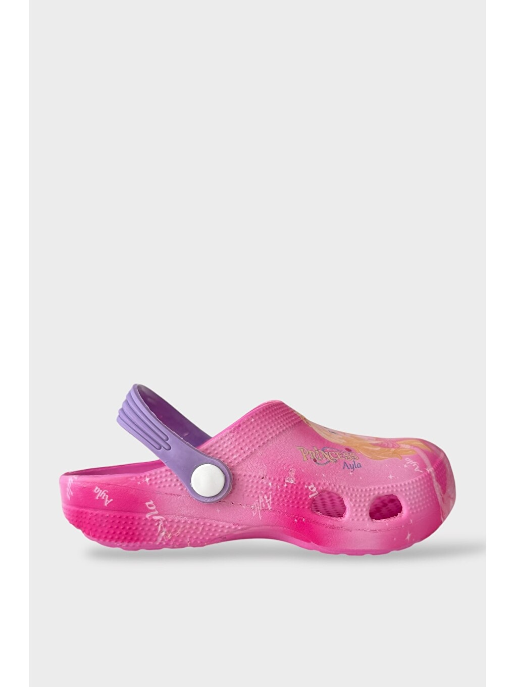 Süper Kahramanlı Çocuk Sandalet Terlik Pembe-1