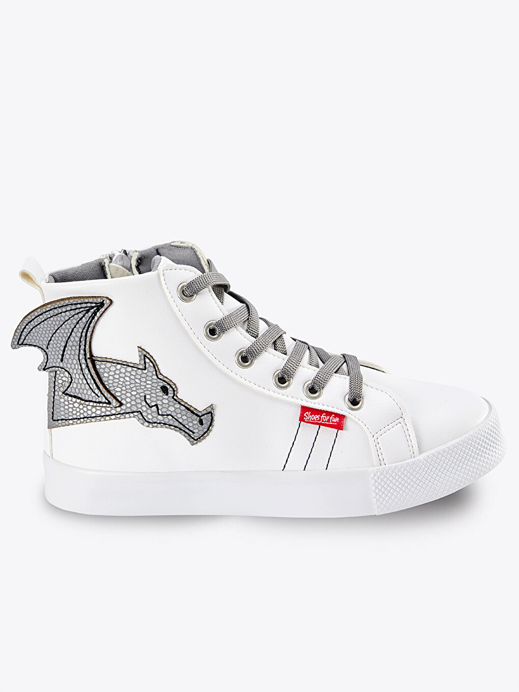 Beyaz Ejderha Erkek Çocuk Sneakers Spor Ayakkabı-3