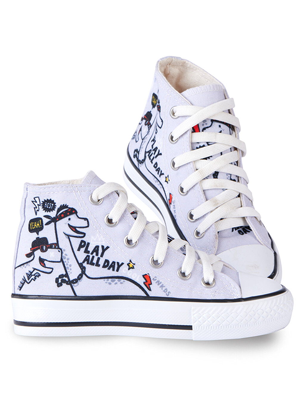 Gri Play Allday Erkek Çocuk Sneakers Spor Ayakkabı-2