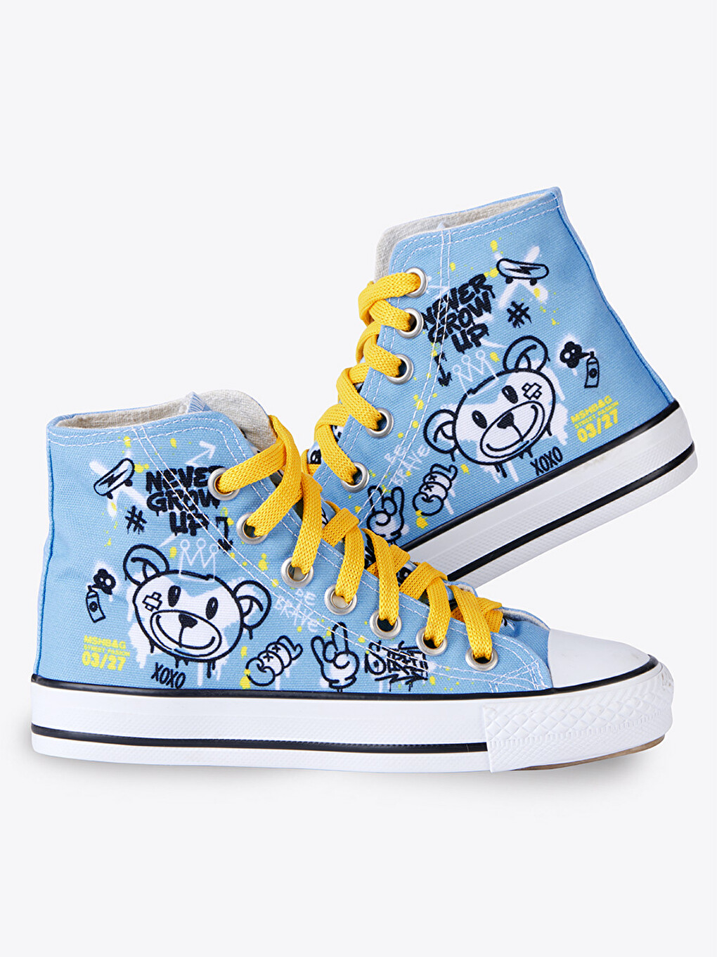 Mavi Cool Bear Erkek Çocuk Sneakers Spor Ayakkabı-1