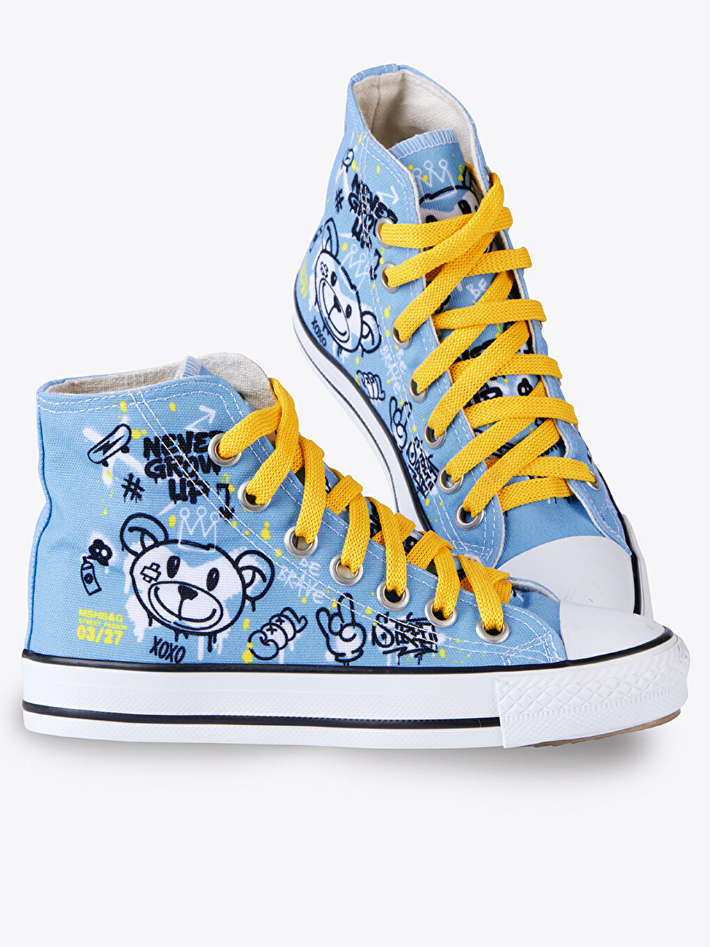 Mavi Cool Bear Erkek Çocuk Sneakers Spor Ayakkabı-2