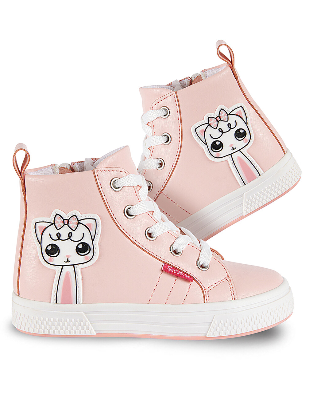 Kedicik Pembe Kız Sneakers Spor Ayakkabı-1