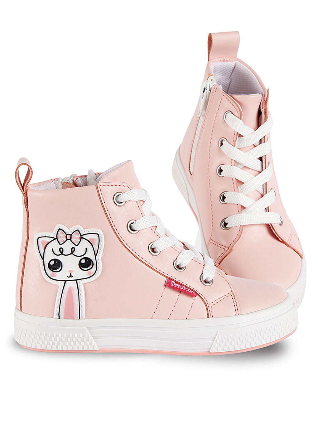 Kedicik Pembe Kız Sneakers Spor Ayakkabı-2