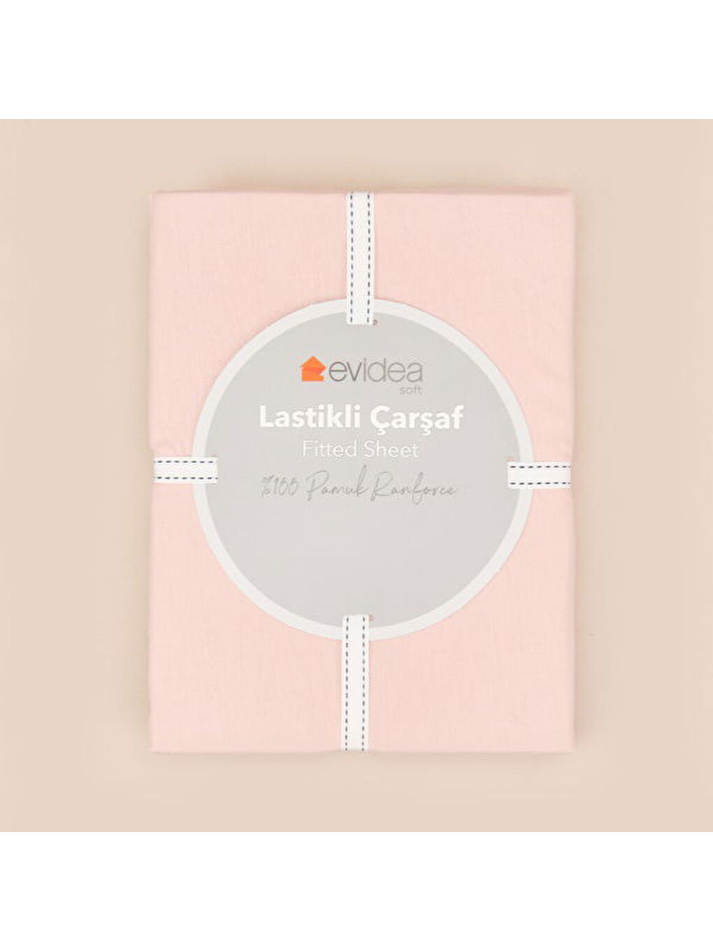 Pembe Soft Basic Çift Kişilik Lastikli Çarşaf - Gülkurusu - 180x200 cm-2