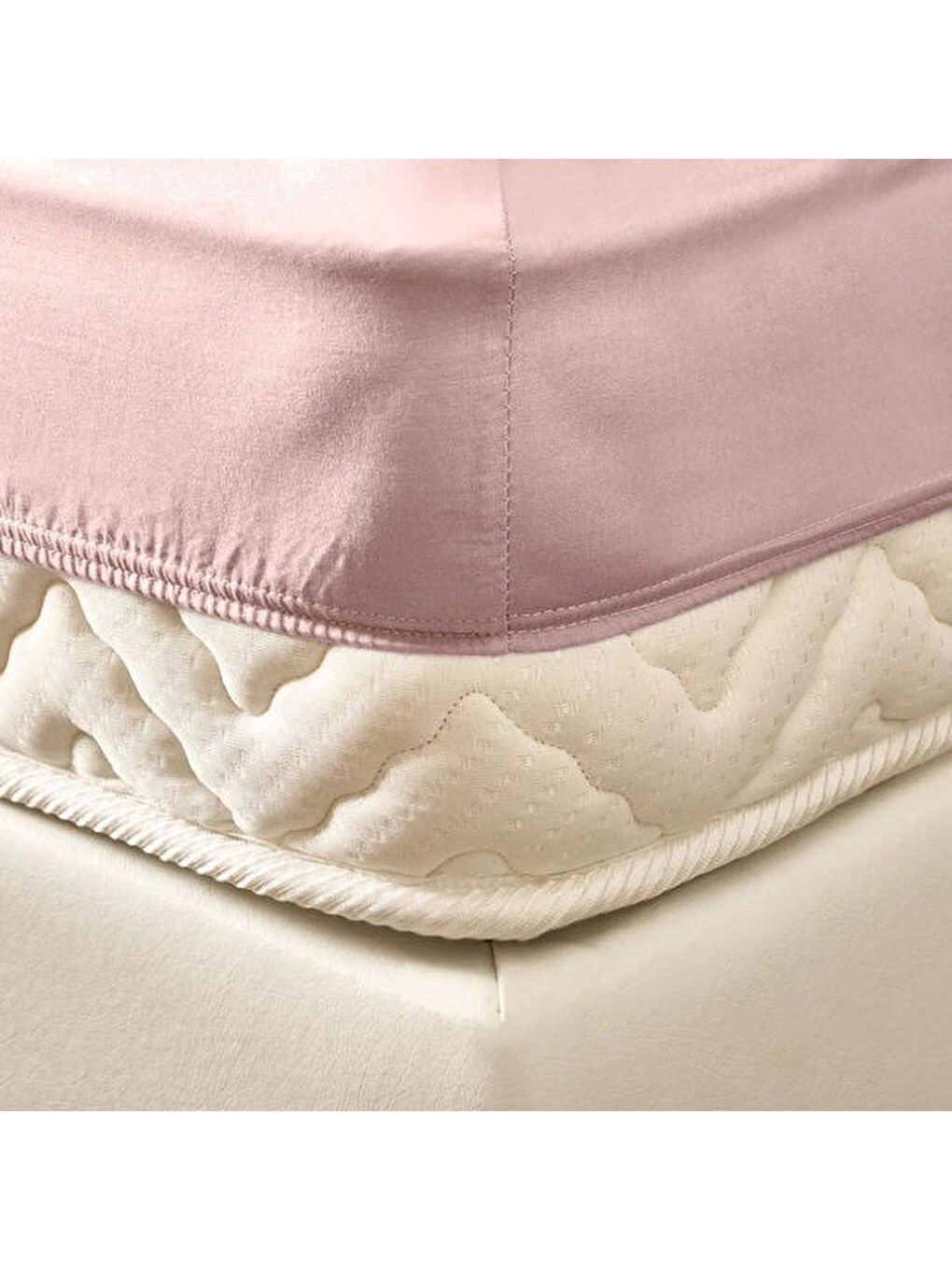 Pembe Soft Basic Çift Kişilik Lastikli Çarşaf - Gülkurusu - 180x200 cm-4