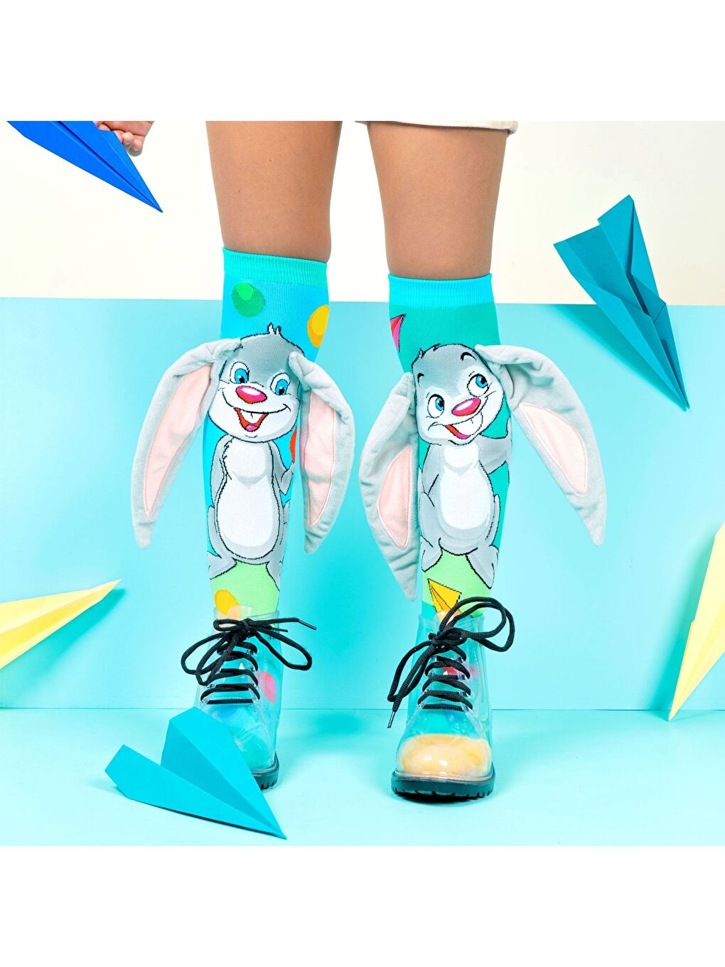 Karışık Hophop Bunny Çorap-2