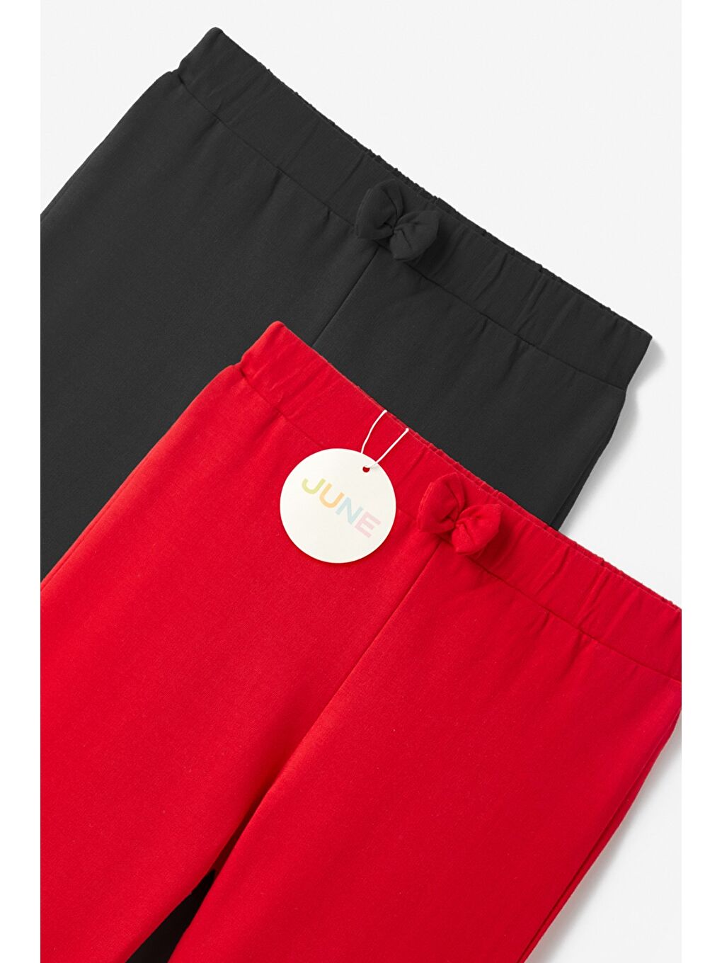 Kırmızı Kız Bebek 2li Eşofman Altı-3