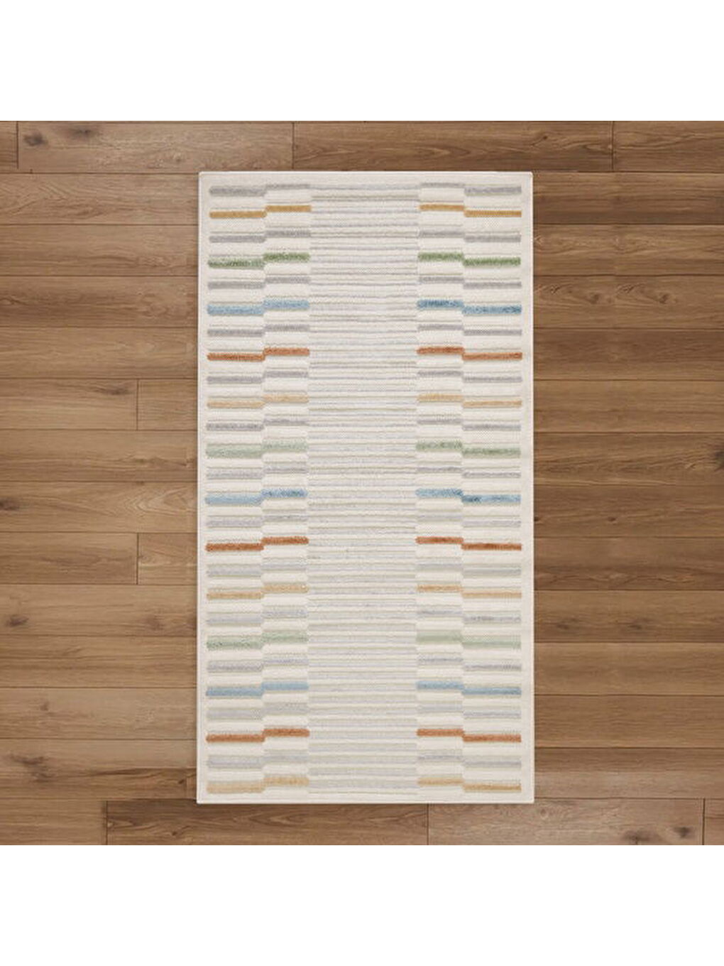 Soft Mono Tozumaz Antialerjik Halı - Kırık Beyaz - 80x150 cm