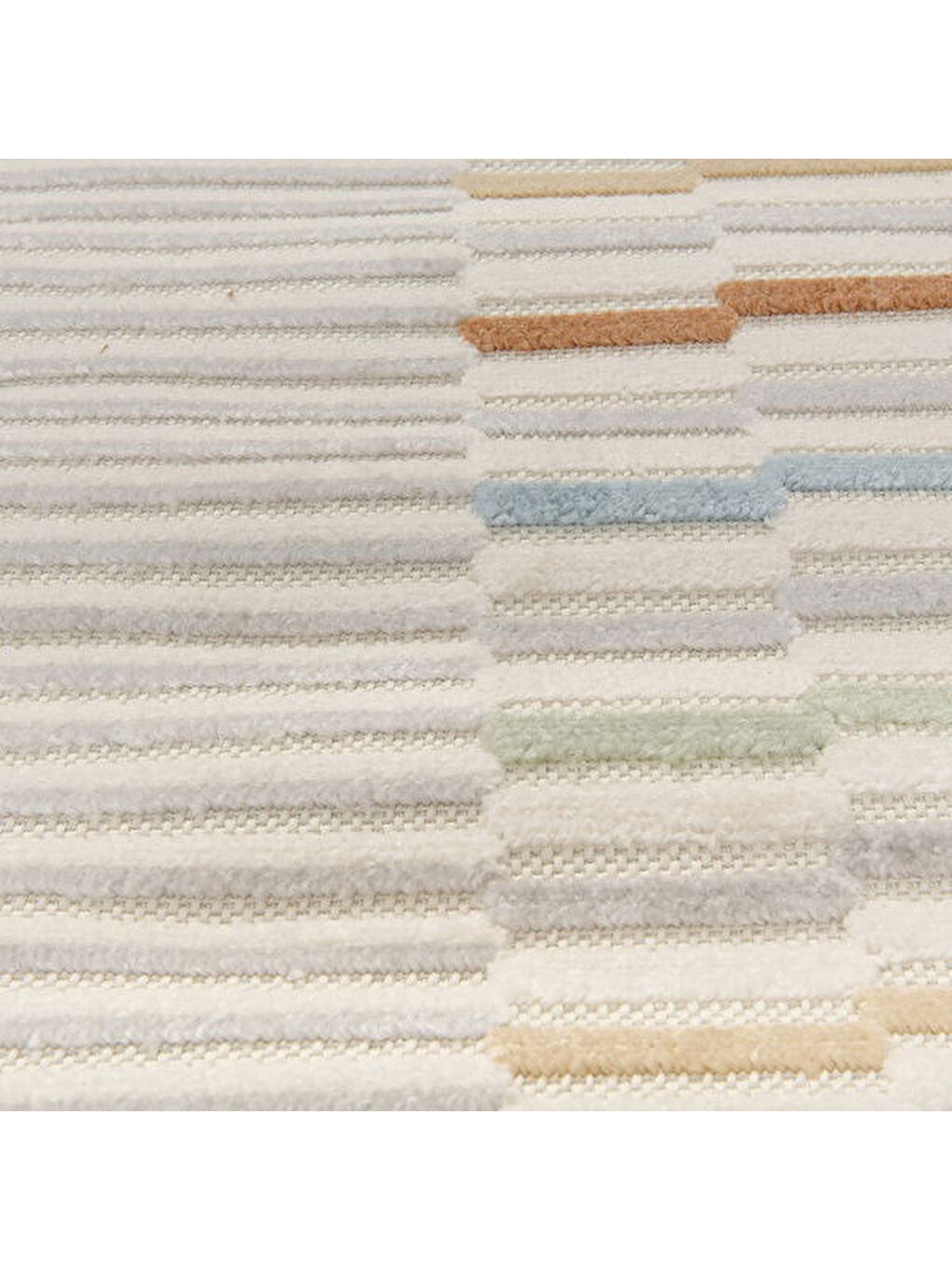 Soft Mono Tozumaz Antialerjik Halı - Kırık Beyaz - 80x150 cm-2