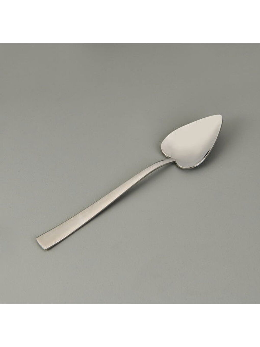Can Canan 12'li Sade Tatlı Çatal Kaşık Takımı - Gri - 16,2 cm-3