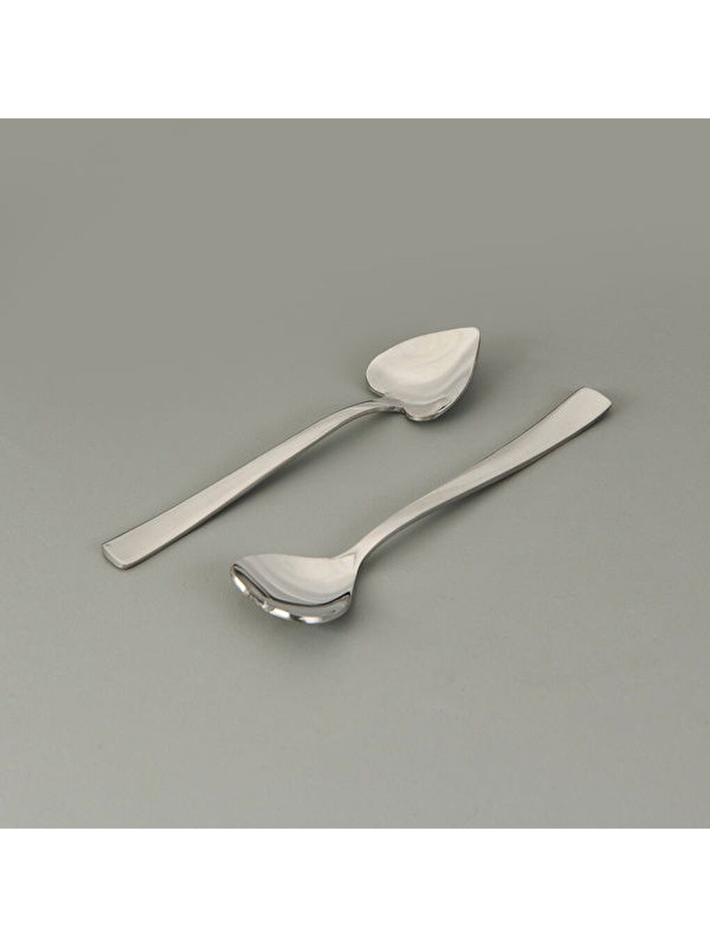 Can Canan 12'li Çay Kaşığı - Gri - 10,5 cm