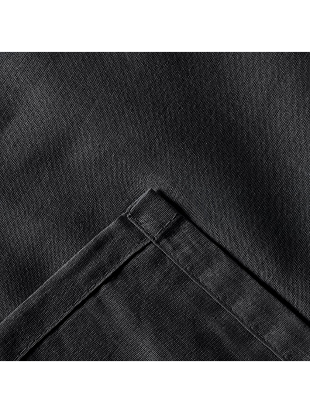 Soft Basic Tek Kişilik Düz Kenar Çarşaf - Antrasit - 160x240 cm-4