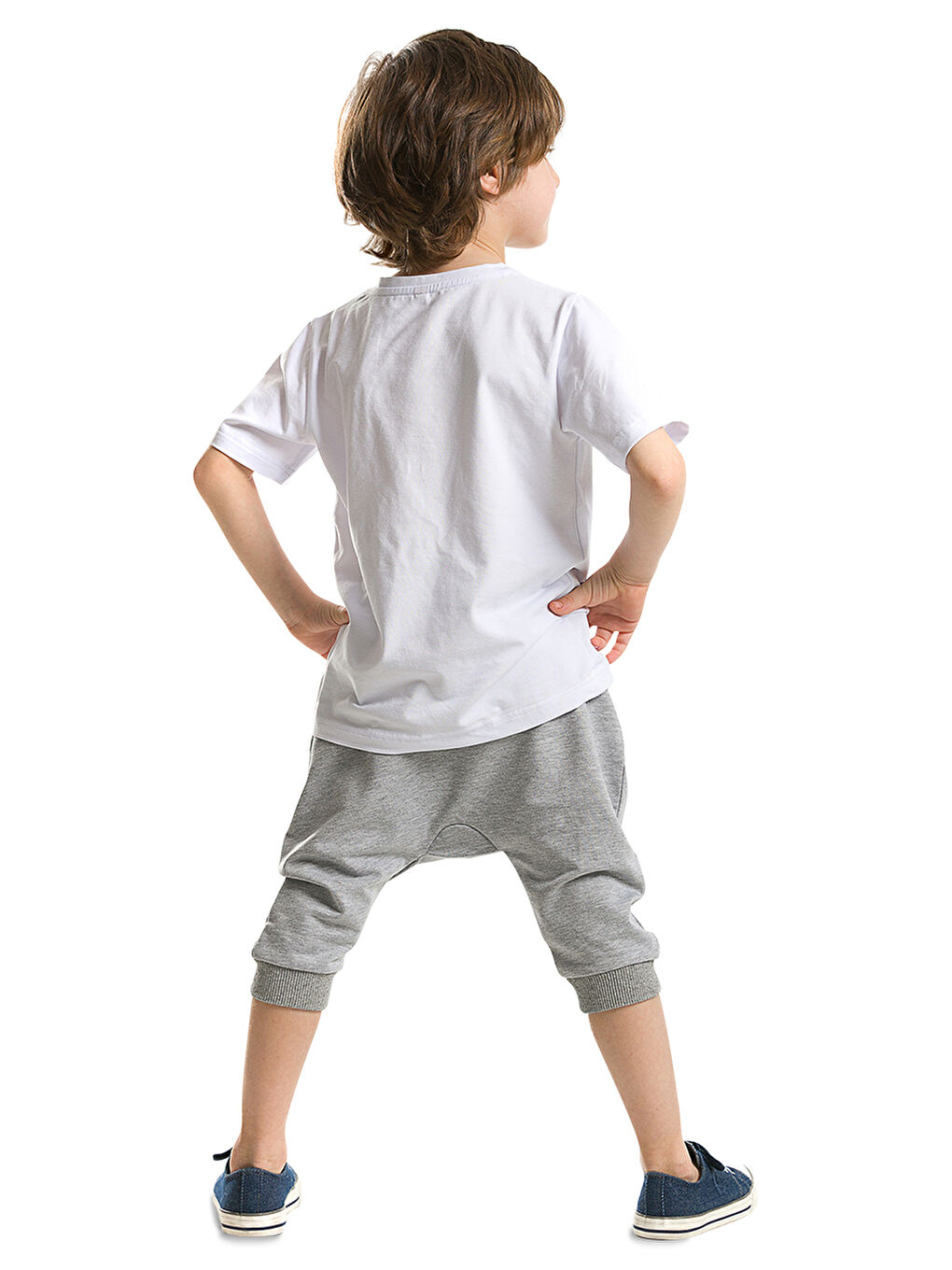 Karışık Canavar Cepli Baggy Takım-1