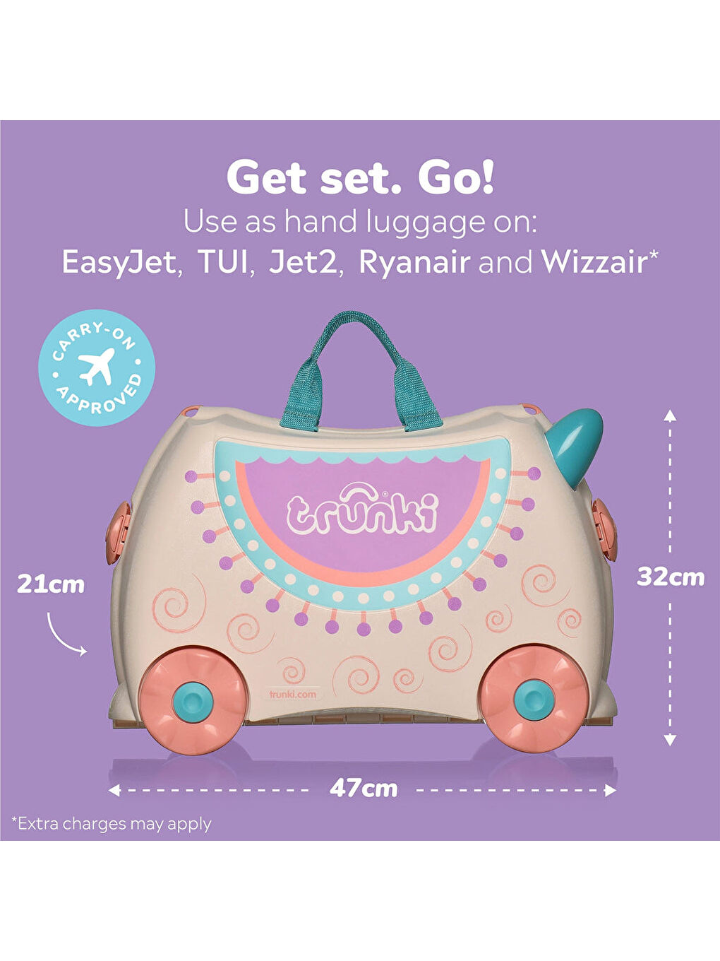 Trunki Karışık Çocuk Bavulu - Lama Lola - 2