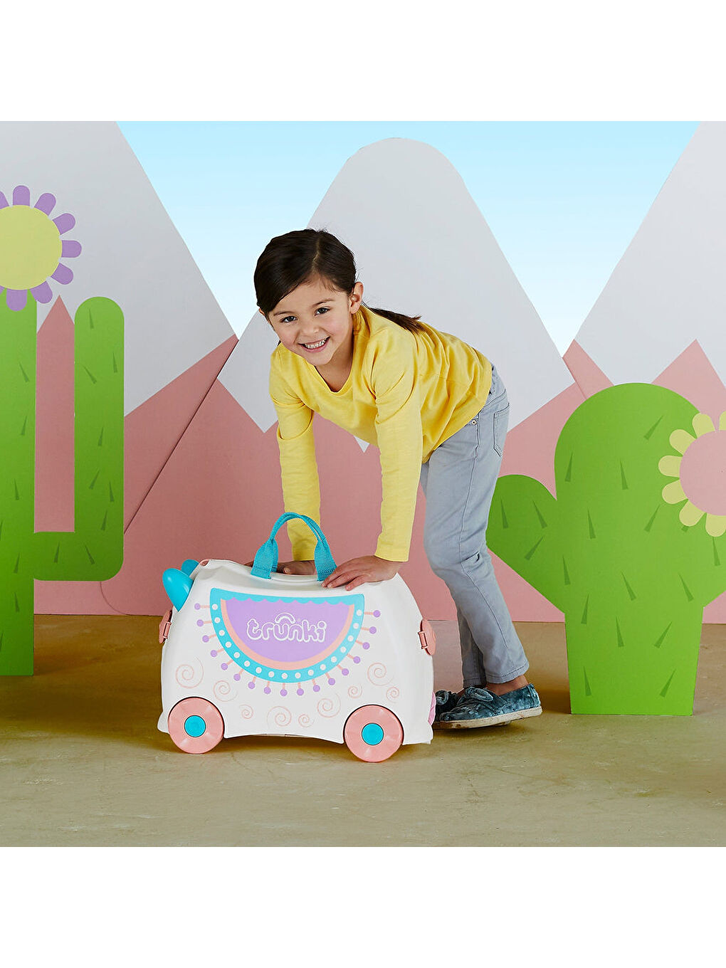 Trunki Karışık Çocuk Bavulu - Lama Lola - 6