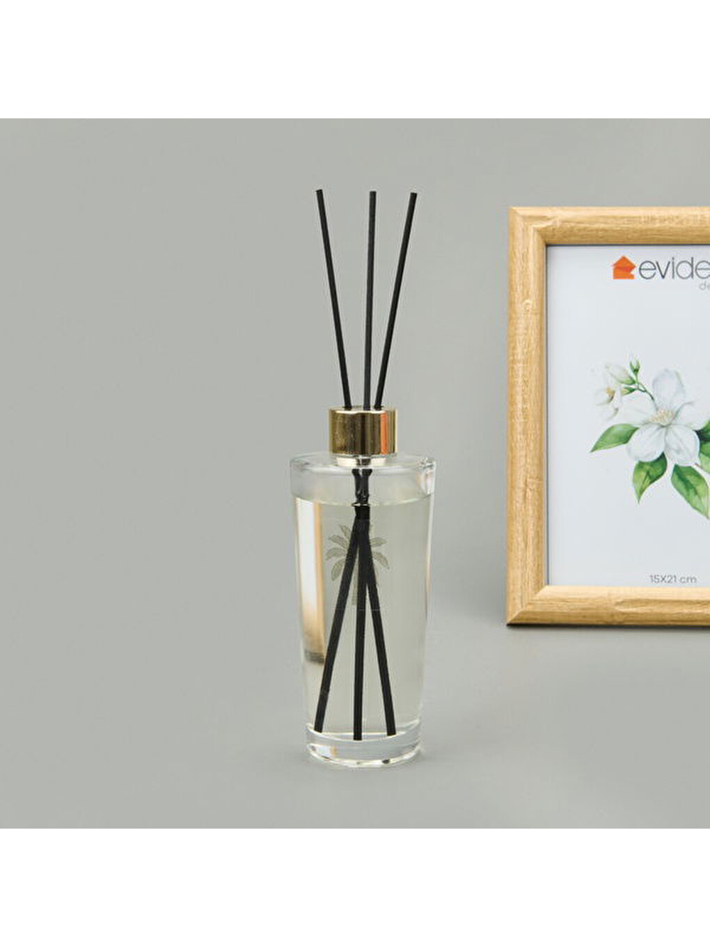 Renksiz Deco Palm Breeze Olive Flowers Çubuklu Oda Kokusu - Şeffaf - 200 Ml-5