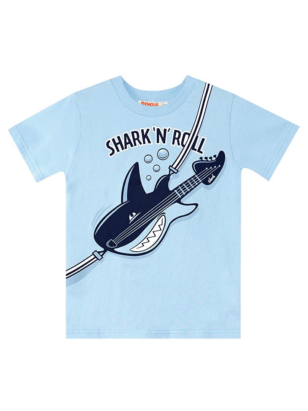 Denokids Karışık Shark'n Roll Erkek Çocuk Kapri Şort Takım - 4