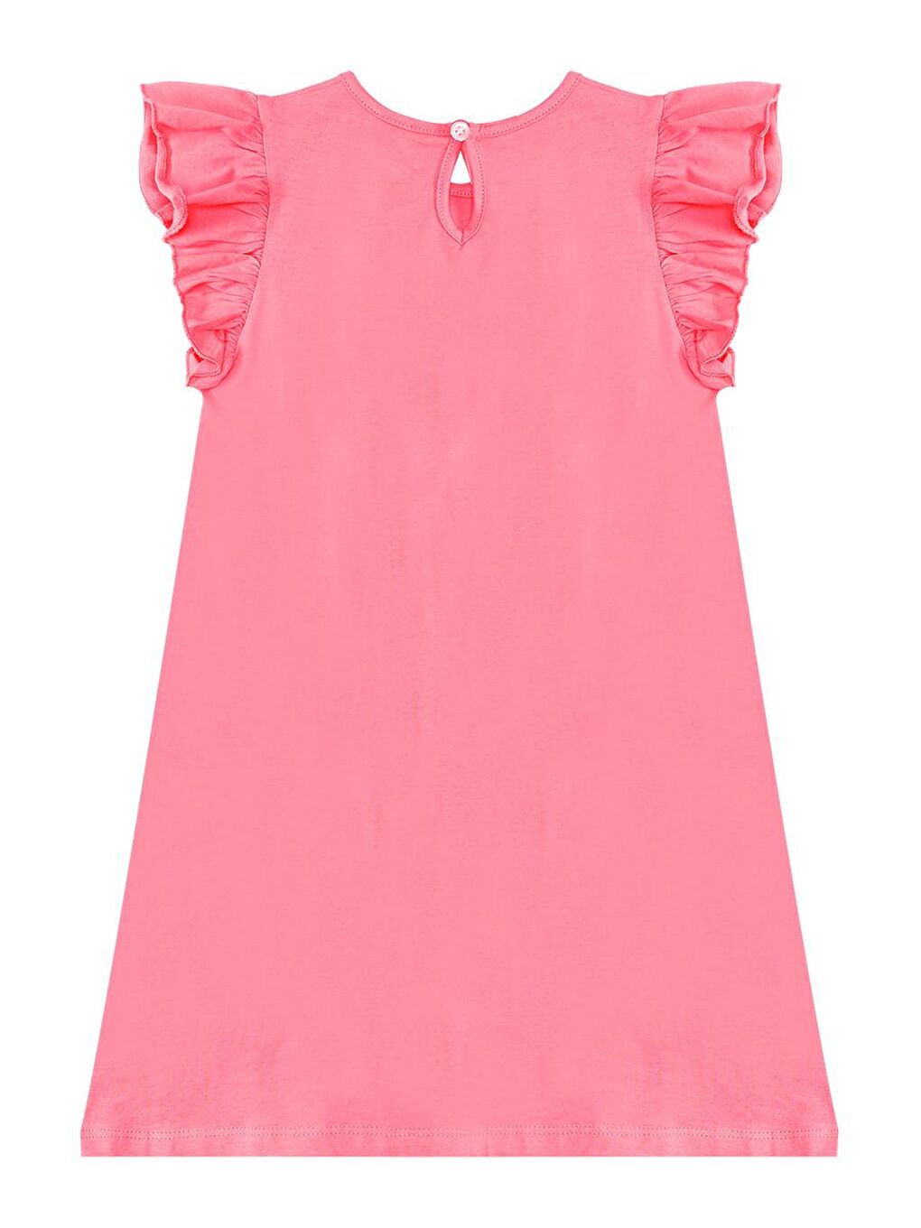 Ayıcıklar Kız Çocuk Pembe Elbise-3