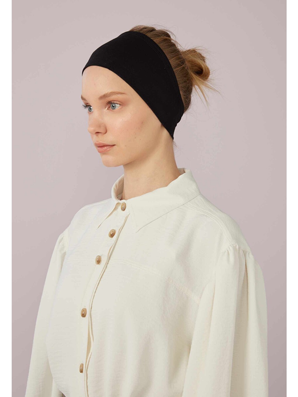 Silikonlu Bandana Siyah-2