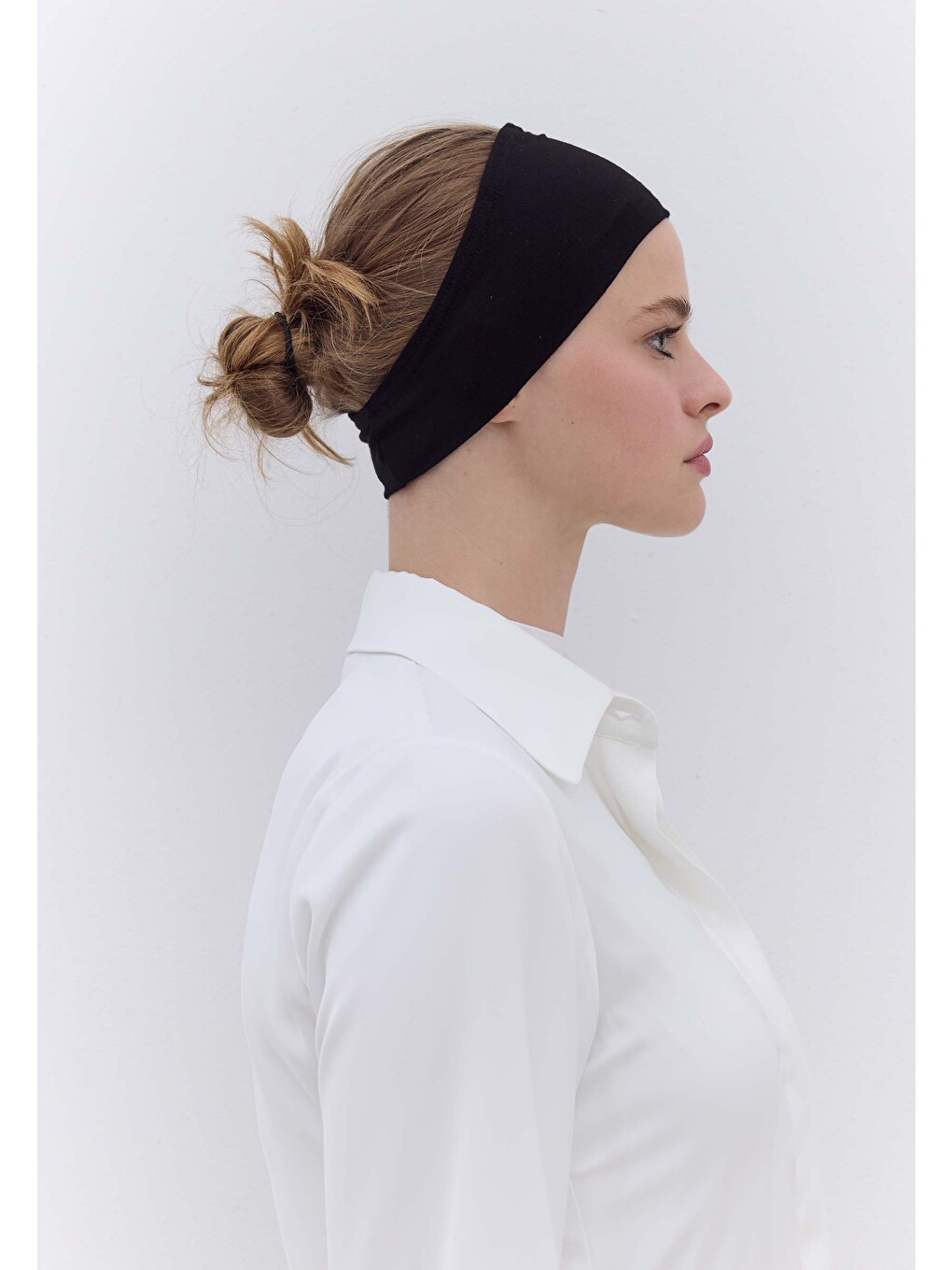 Silikonlu Bandana Siyah-4