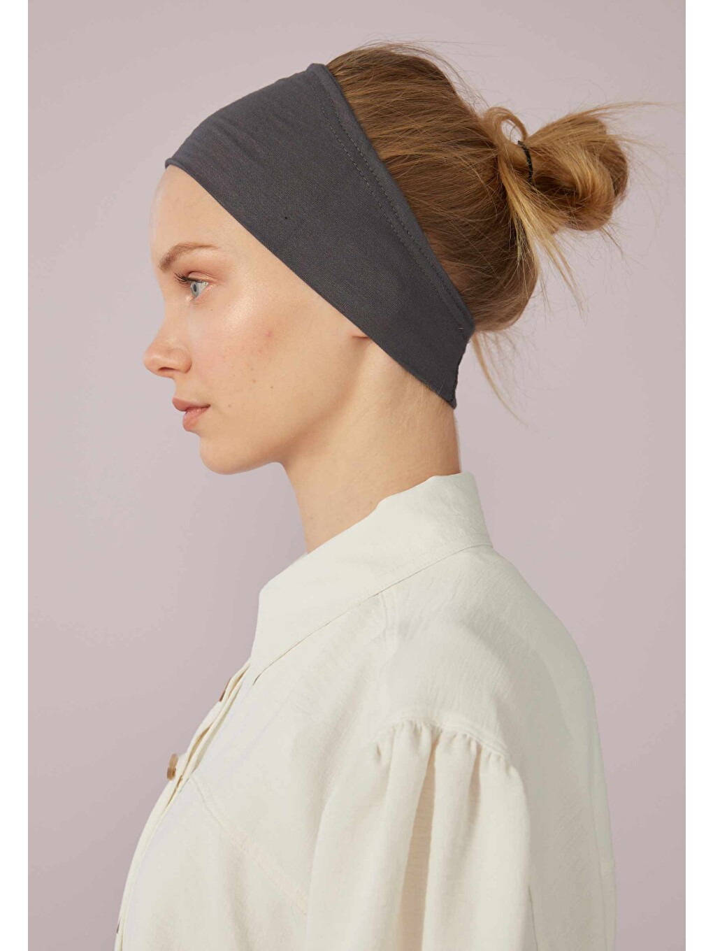 Silikonlu Bandana Antrasit-1