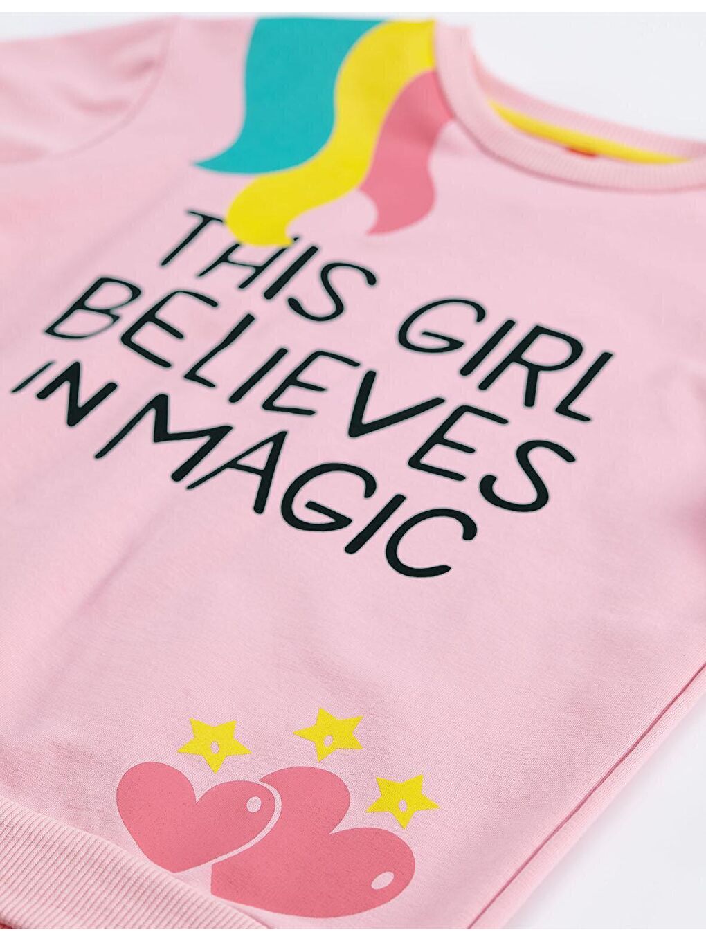 Denokids Karışık Girl Magic Unicorn Kız Çocuk Eşofman Takım - 4