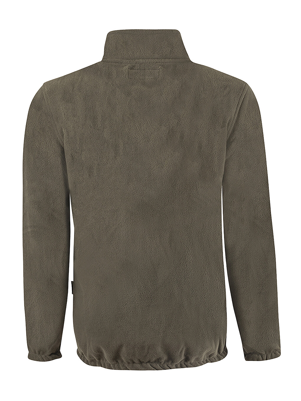 Haki Erkek Polar Dik Yaka Sweatshirt-1