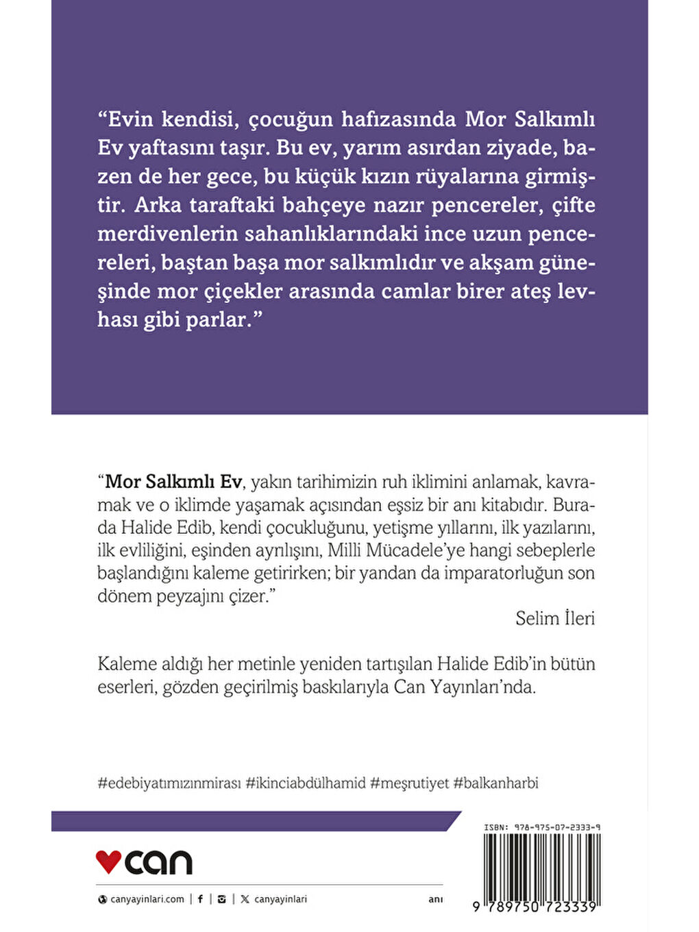 Can Yayınları Mor Salkımlı Ev - 2