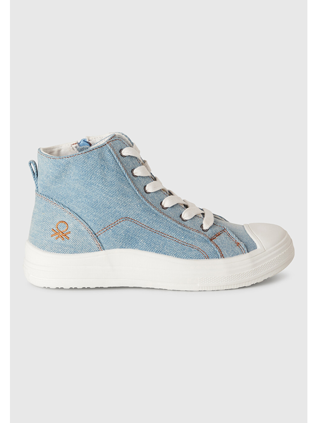 Mavi Erkek Çocuk Denim Logo Detaylı Sneaker