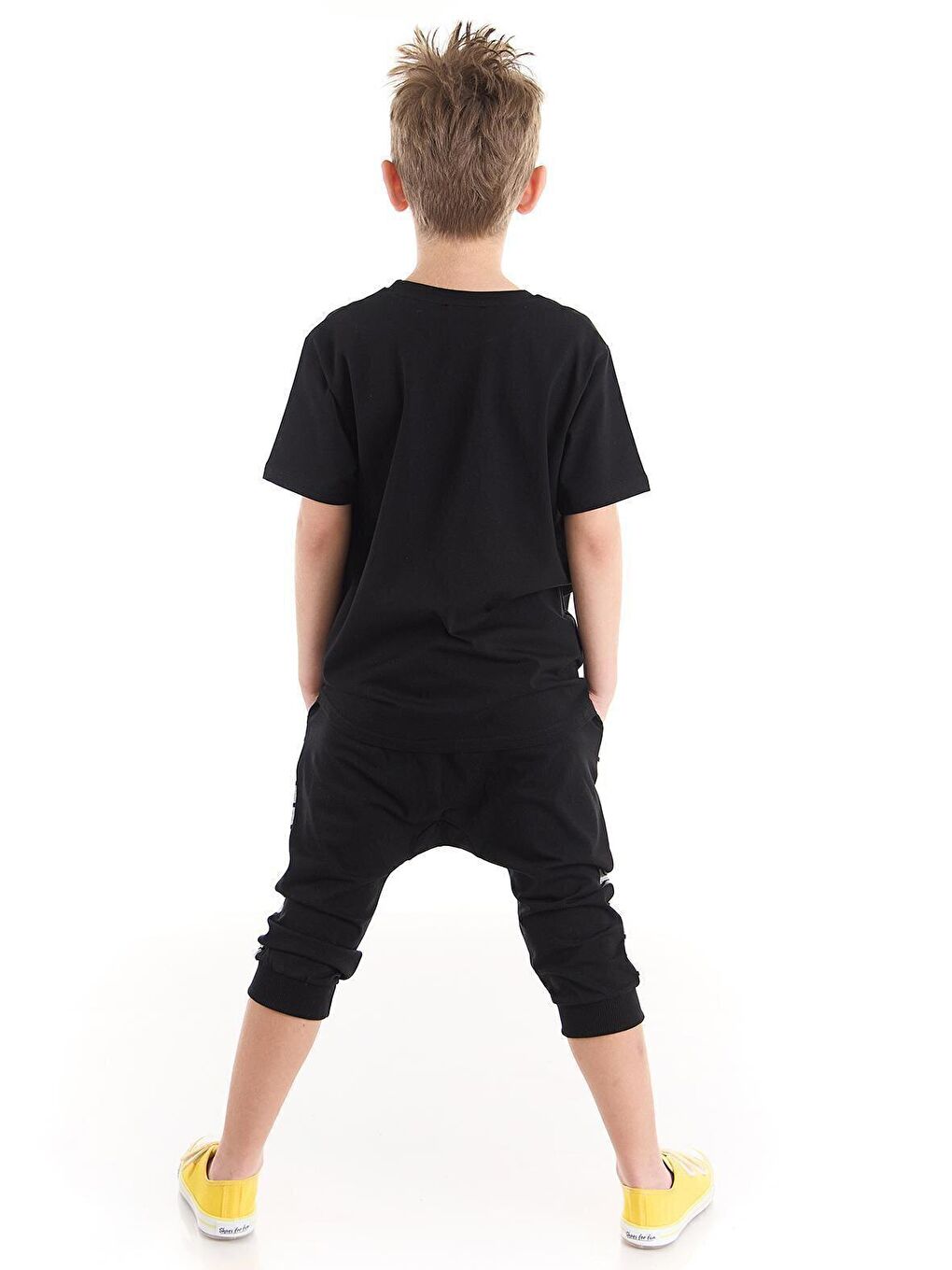 Karışık Basket Topu Erkek Çocuk Tişört Kapri Şort Takım-1