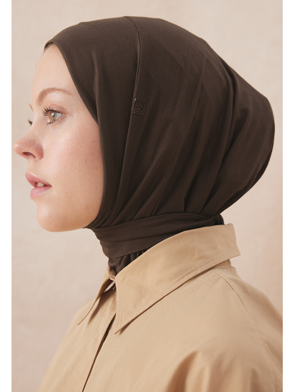 Kahverengi Athletic Hijab Kakao-5