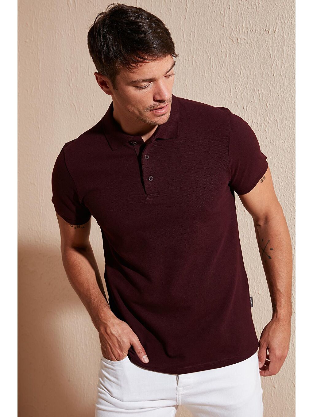 Buratti Bordo Düğmeli Regular Fit Polo Tişört 5902127 - 1