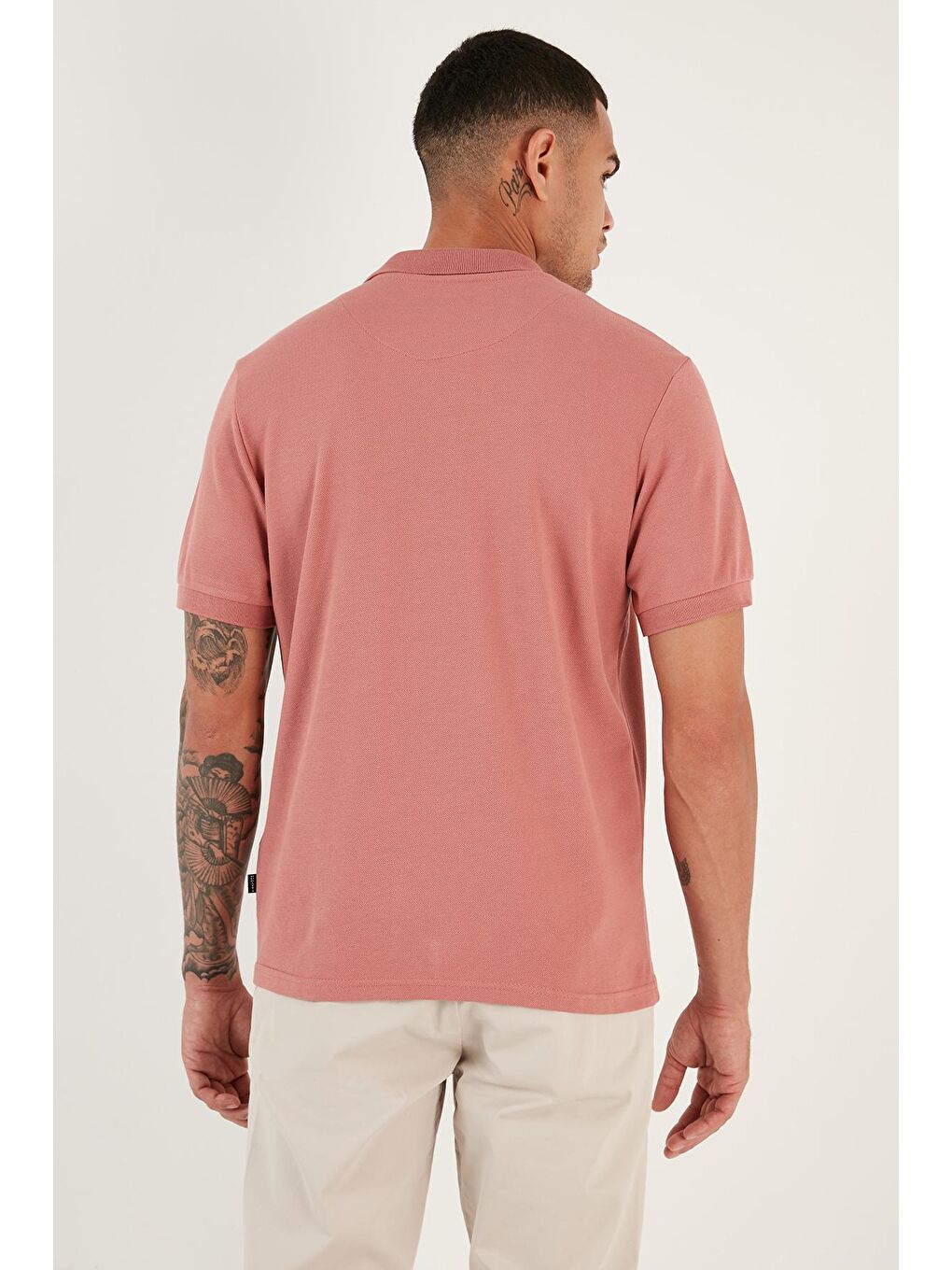 Buratti Pembe % 100 Pamuk Düğmeli Regular Fit Polo T Shirt 5902127 - 5