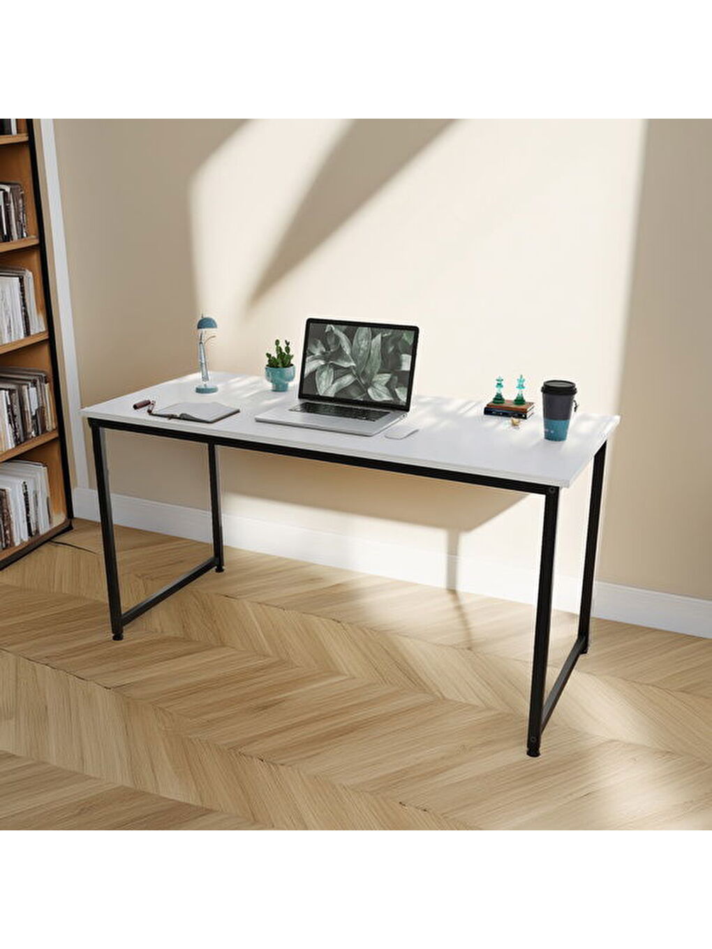 Çalışma Masası - Beyaz - 140 cm-8