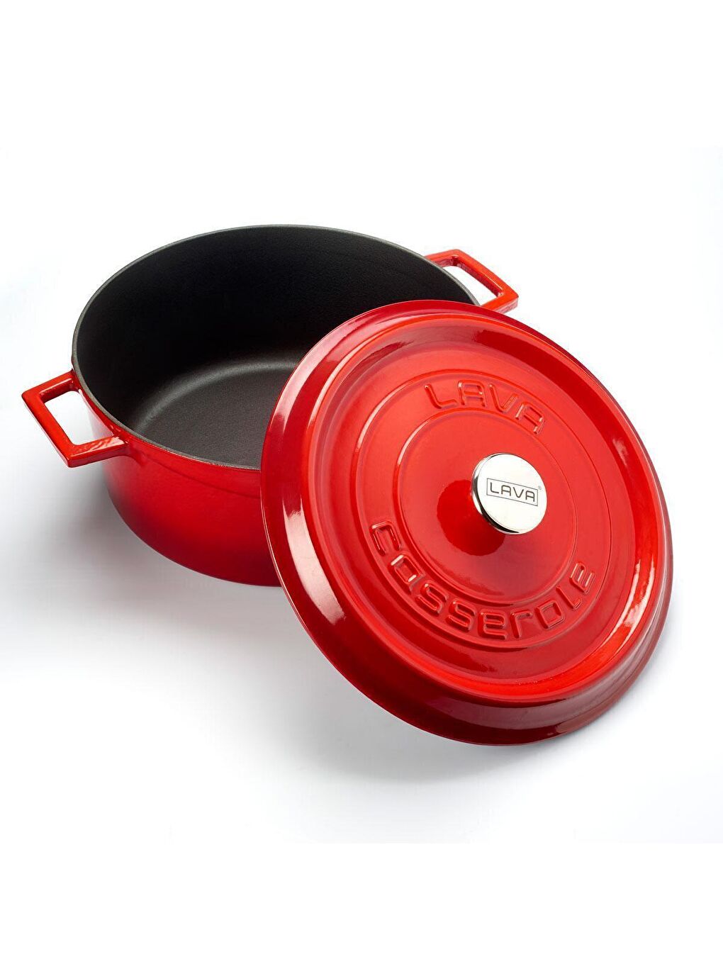 Kırmızı Yuvarlak Tencere. Trendy Çap(Ø) 32cm.-1