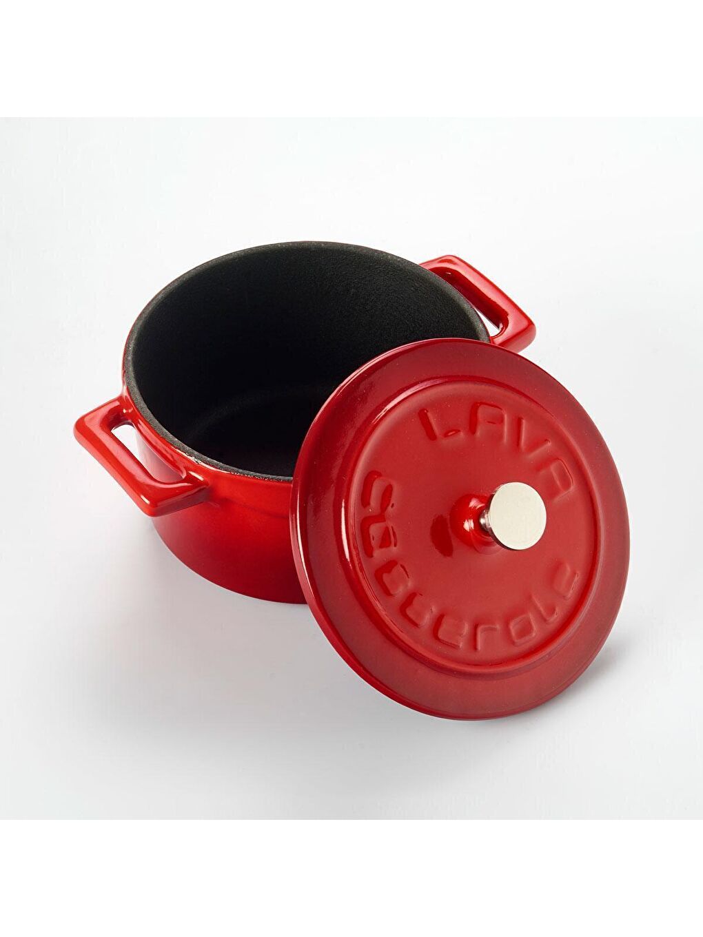 Kırmızı Mini Tencere. Trendy Serisi Çap(Ø)10 cm.-1