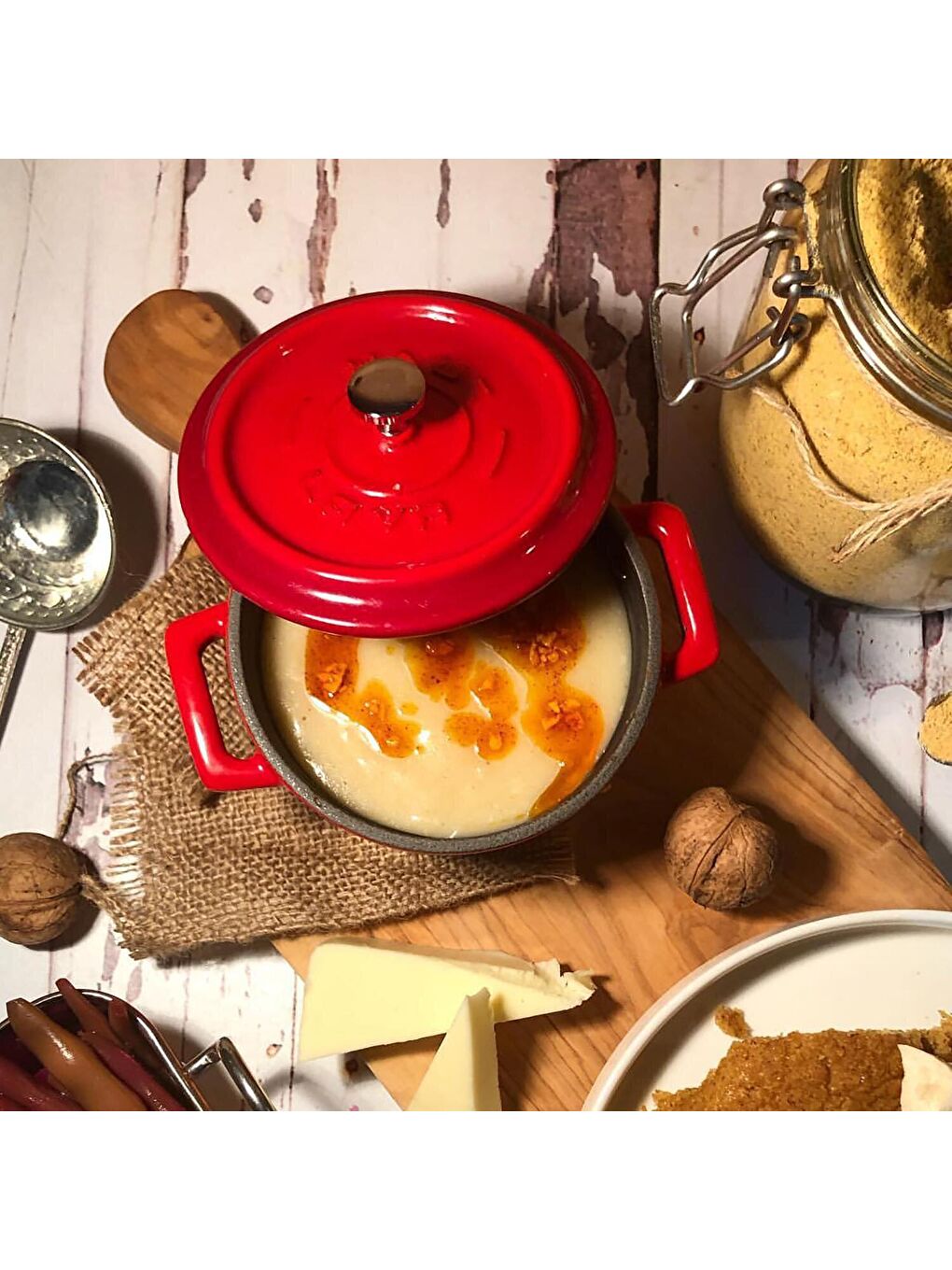 Kırmızı Mini Tencere. Trendy Serisi Çap(Ø)10 cm.-4