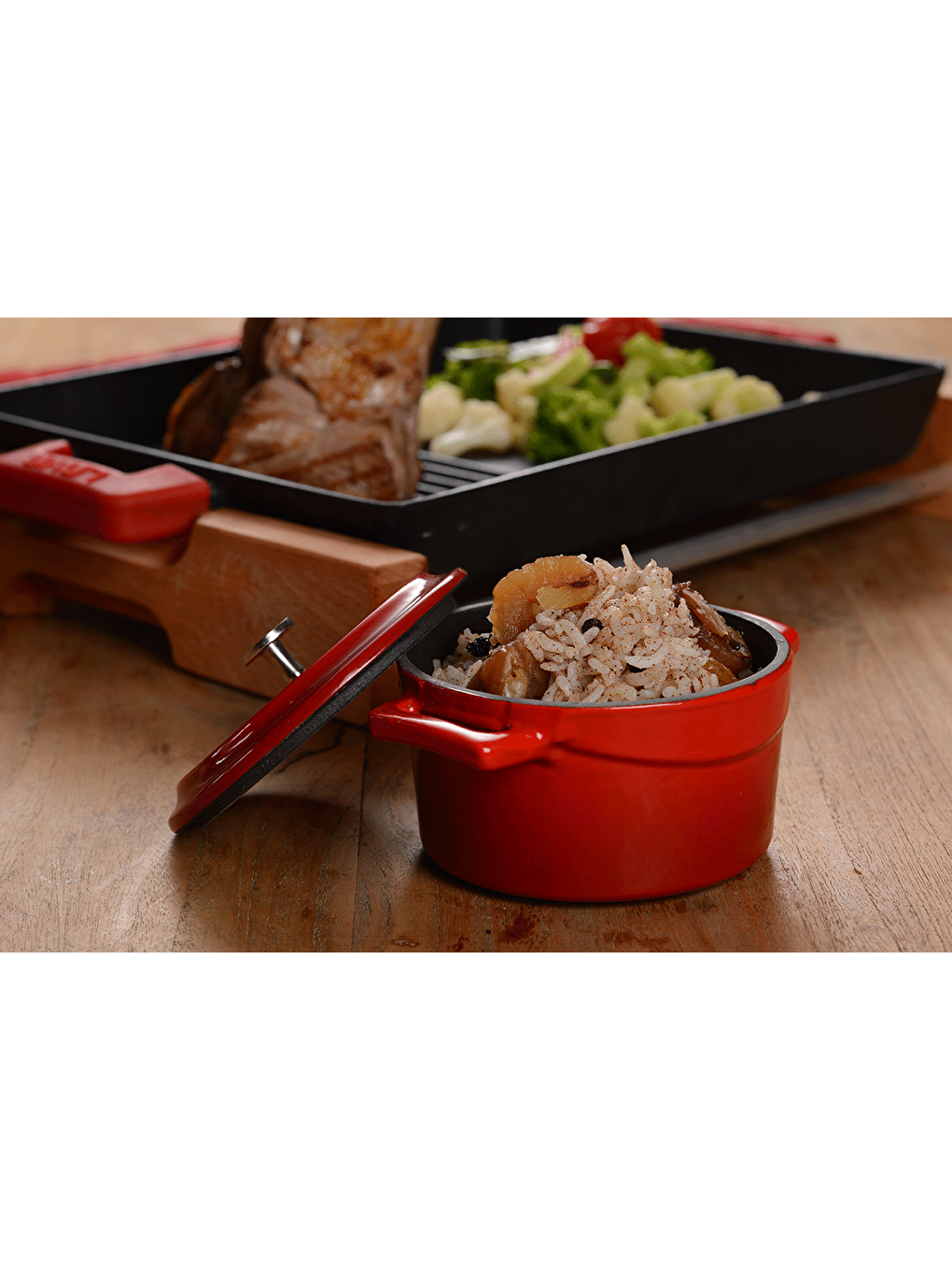 Kırmızı Mini Tencere. Trendy Serisi Çap(Ø)10 cm.-5