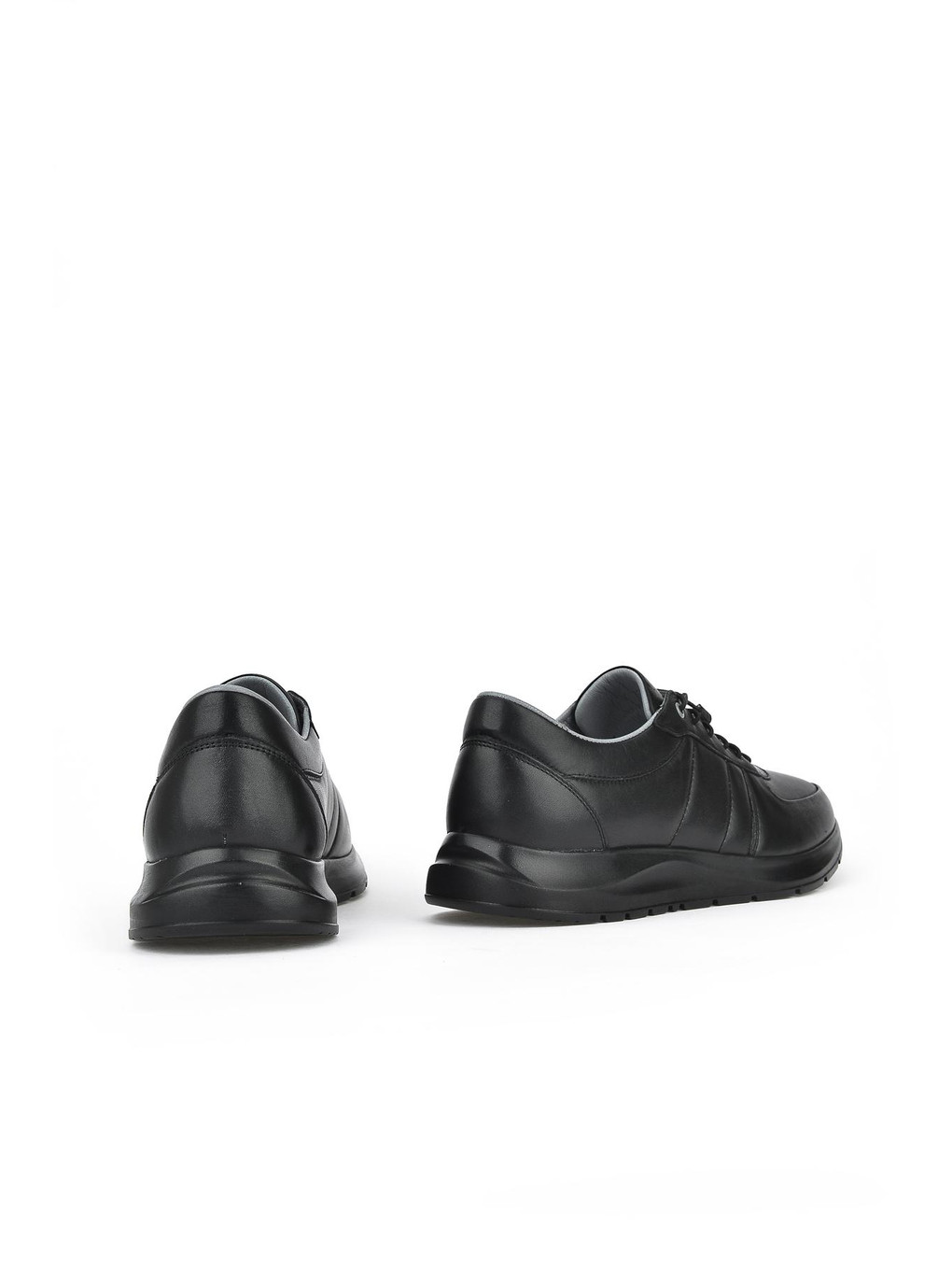 Erkek Hakiki Deri Sneaker 1311013 S08 Siyah-2