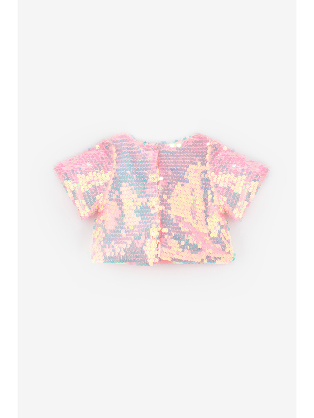 Pembe Somon Pullu Kız Çocuk Crop-3