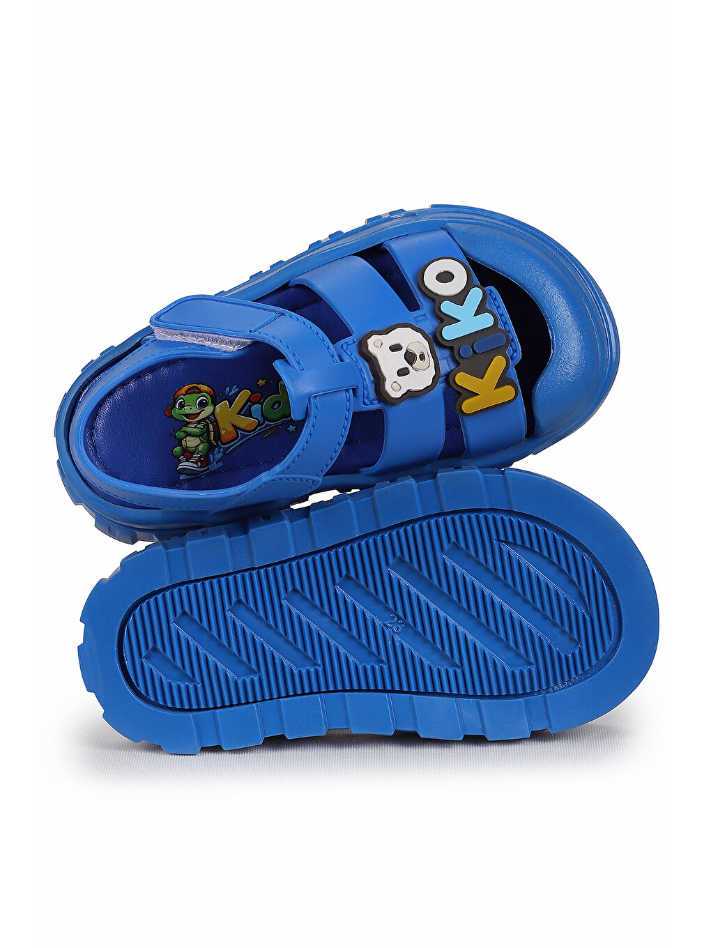 Mavi Jack Hafif Taban Erkek Çocuk Sandalet (1 Numara Büyük Alınız)-4