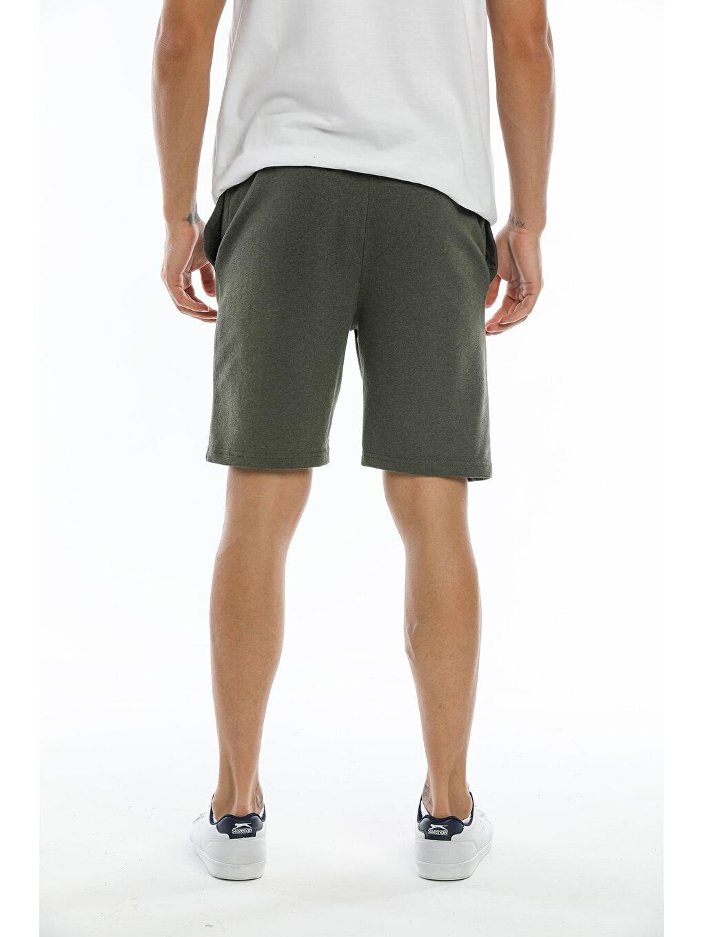 Haki Regular Fit Nakışlı Brooklyn Erkek Şort SPR21Y57-4