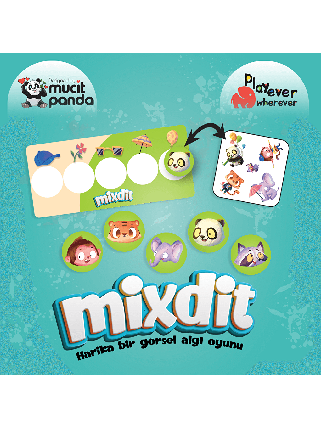 Mixdit, Dikkat ve Görsel Algıyı Geliştiren Kutu Oyunu (3-6 Yaş)-2