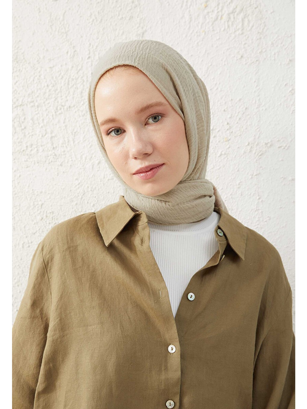 Bürümcük Şal Naturel Bej-2