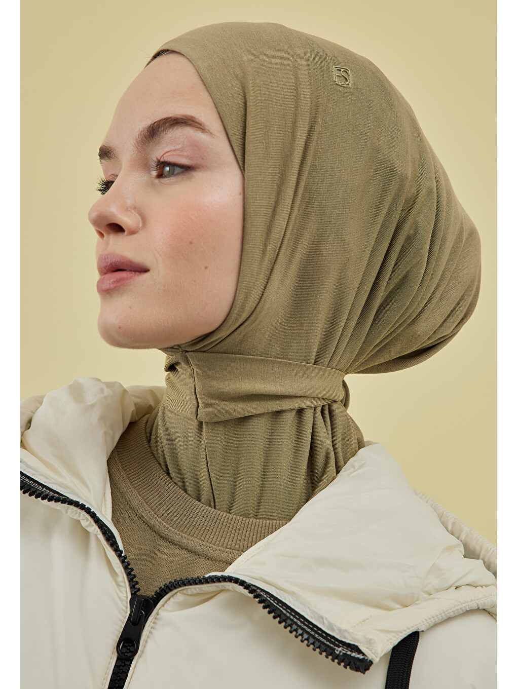 Yeşil Athletic Hijab Açık Çağla-2