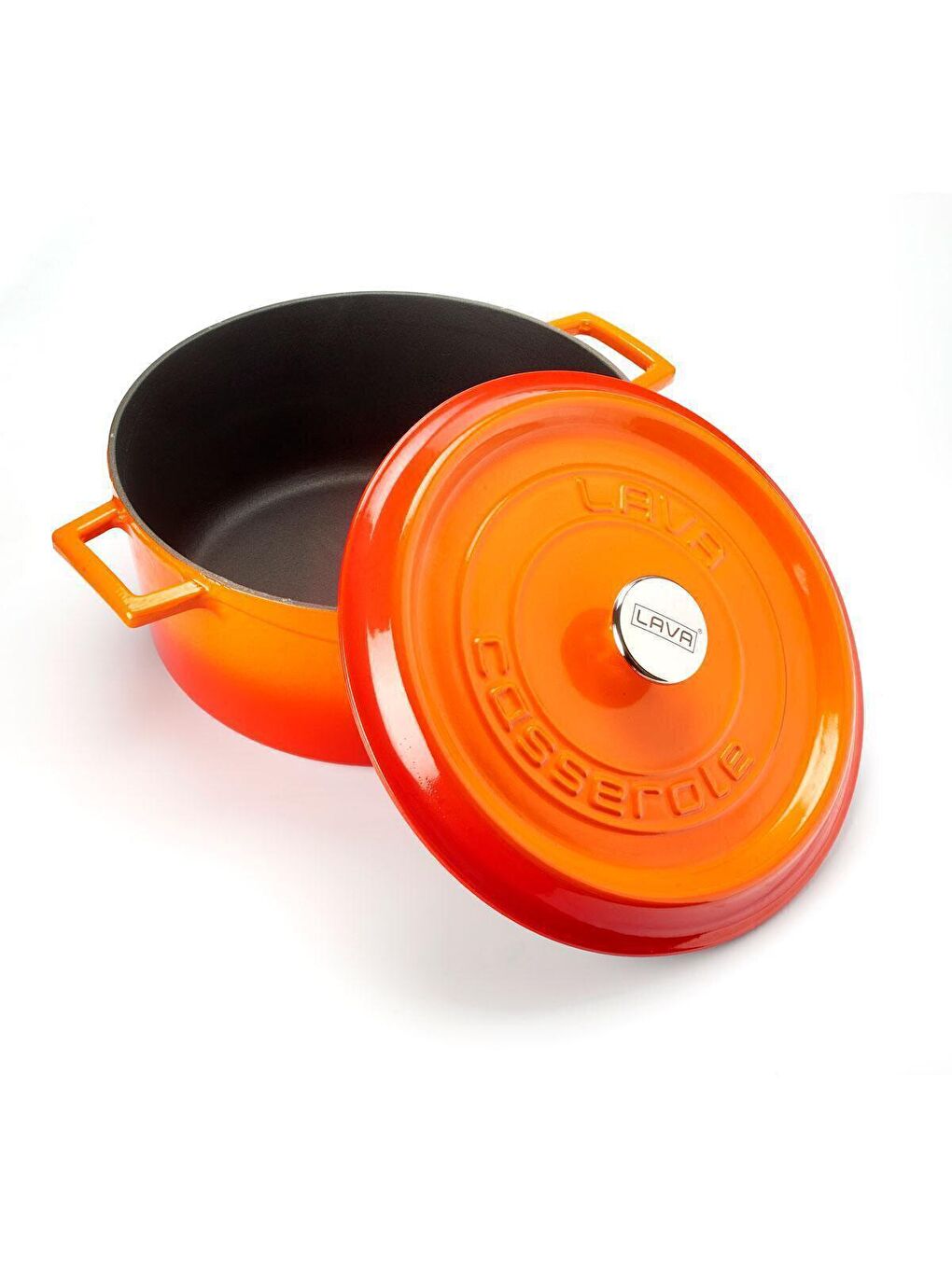 Turuncu Yuvarlak Tencere. Trendy Çap(Ø) 32cm.-1