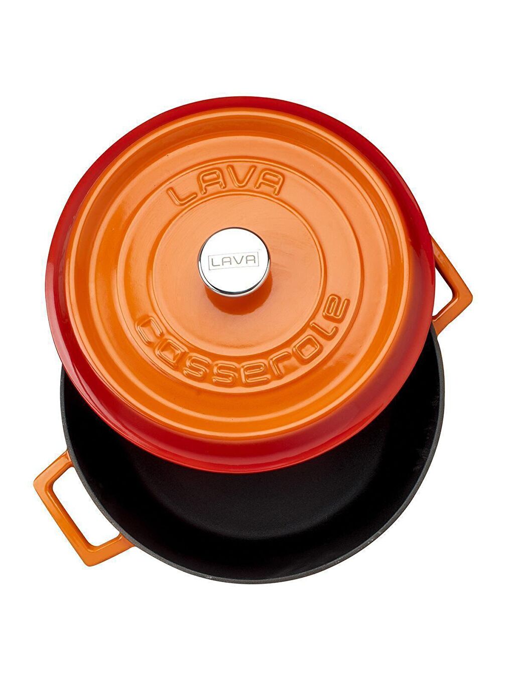 Turuncu Yuvarlak Tencere. Trendy Çap(Ø) 32cm.-2