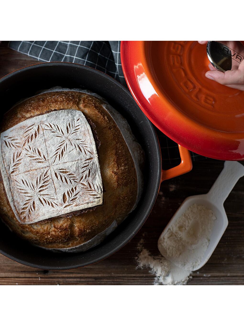 Turuncu Yuvarlak Tencere. Trendy Çap(Ø) 32cm.-3