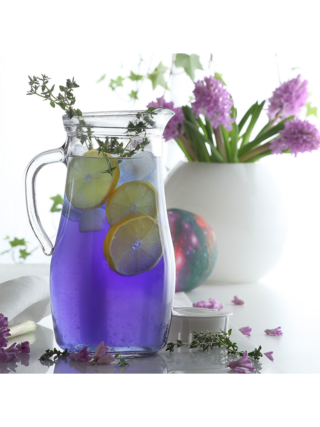 Renksiz Misket Tekli Sürahi-2