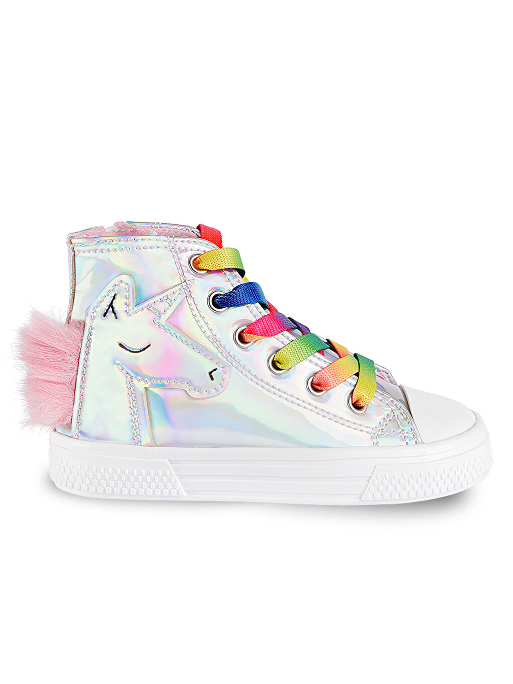 Gri Hologramlı Kız Sneakers-5